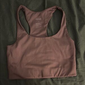 Girlfriend Collective Brown Paloma Sports Bra